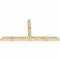 Ekena Millwork Portland Rough Sawn Timber Gable Bracket, Douglas Fir, 108"W x 54"H x 6"D x 6"F, 12/12 Pitch GBW108X54X0606POR00RDF - alternate 2